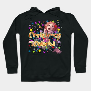 Christmas colorful Hoodie